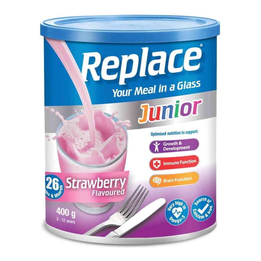 REPLACE JUNIOR STRAWBERRY 400G