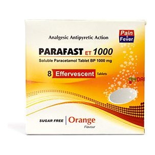 PARAFAST 1000MG 8S