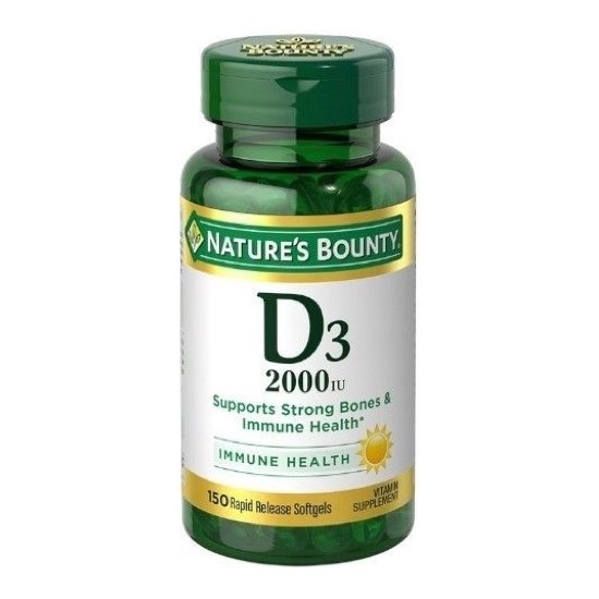 NATURES BOUNTY D3 50MCG 150S