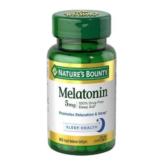 NATURES BOUNTY MELATONIN 5MG 90S