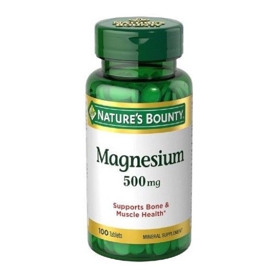 NATURES BOUNTY MAGNESIUM 500MG 100S
