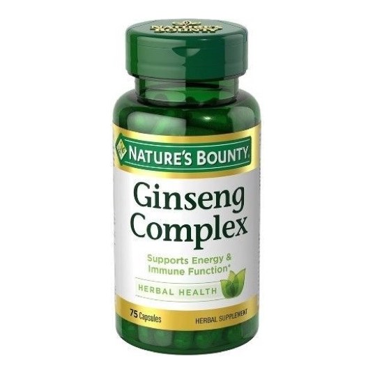 NATURES BOUNTY GINSENG COMPLEX 75'S