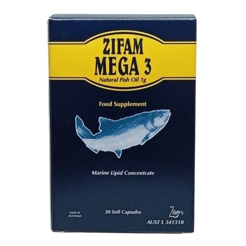 MEGA 3 NATURAL FISH OIL1000MG 30S
