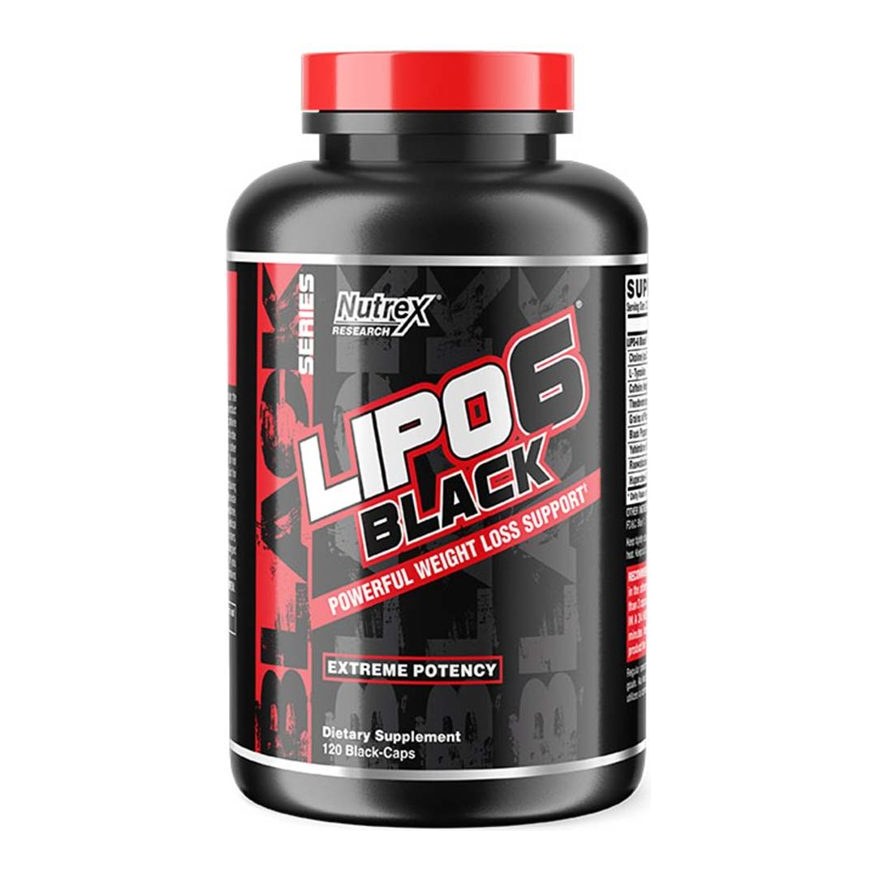 NUTREX RESEARCH LIPO 6 BLACK 120S (P1) 40SERVINGS