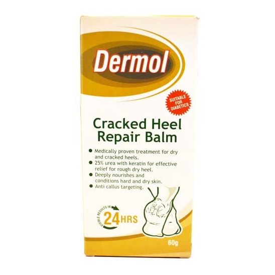 DERMOL CRACKED HEEL REPAIR BALM 60G