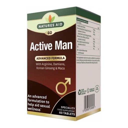 NATURES AID ACTIVE MAN 60'S (P1)
