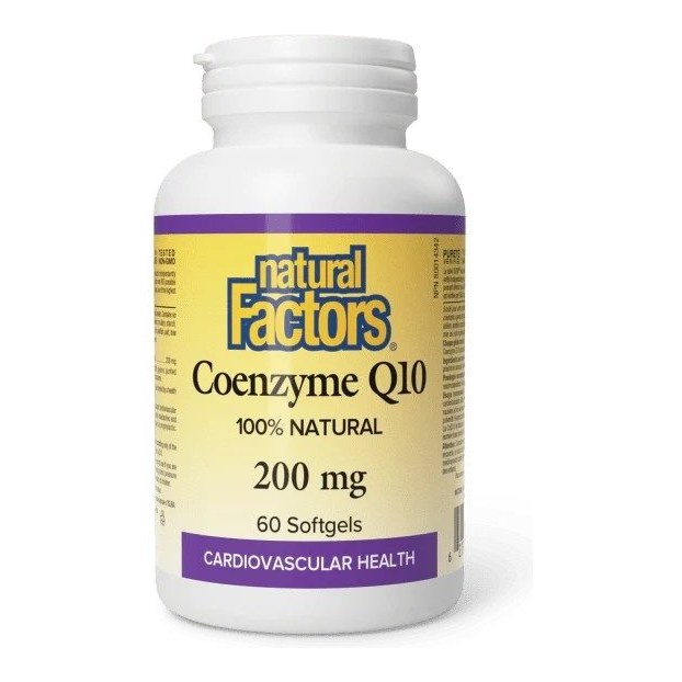 NATURAL FACTORS COENZYME Q10 200MG 60S(P1)
