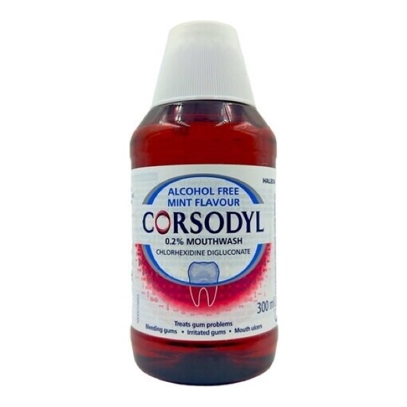 CORSODYL MOUTHWASH ALCOHOL FREE MINT 300ML