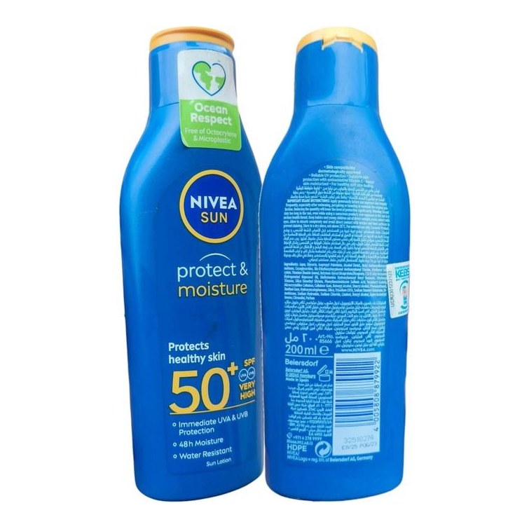 NIVEA  PROTECT&MOISTURE SPF 50+200ML