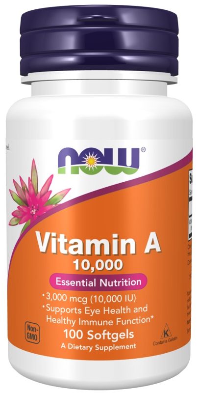 NOW VITAMIN A CAPS 100'S