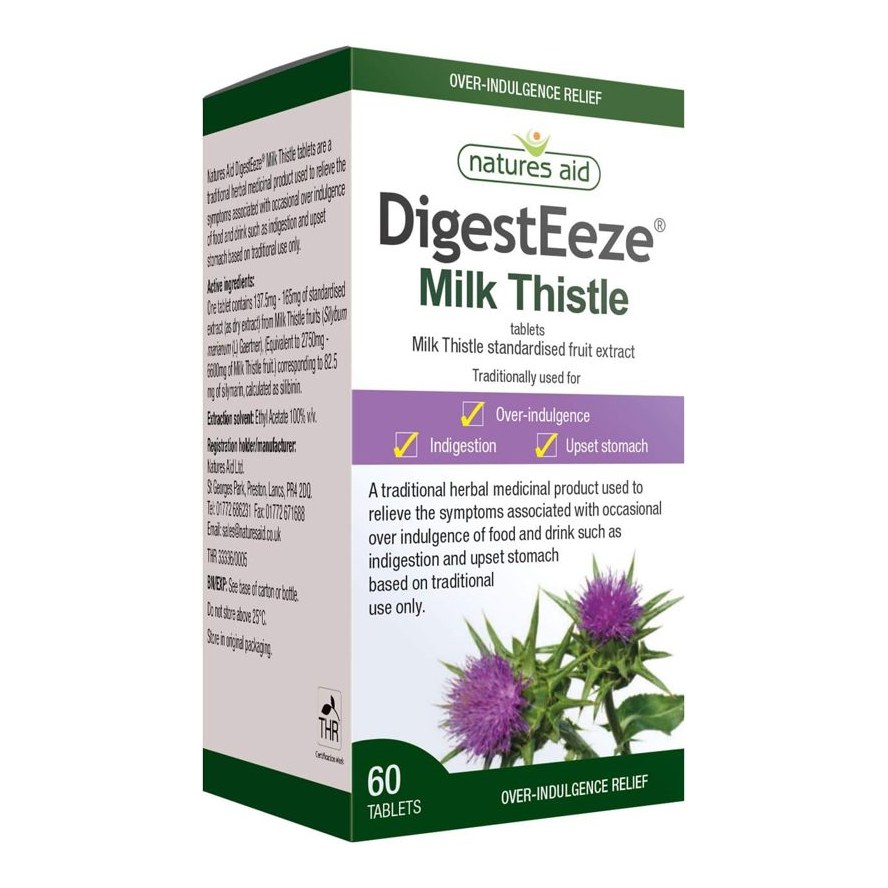 NATURES AID MILK THISTLE 60S DIGESTEEZE(P1)