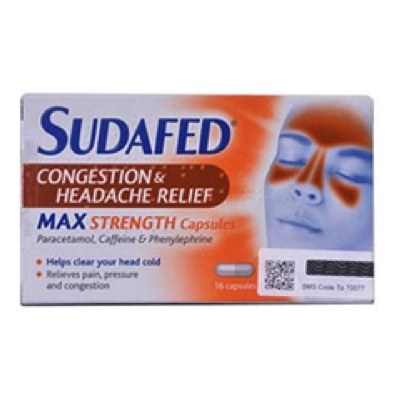 SUDAFED CONGESTION&HEADACHE DAY NIGHT 16S