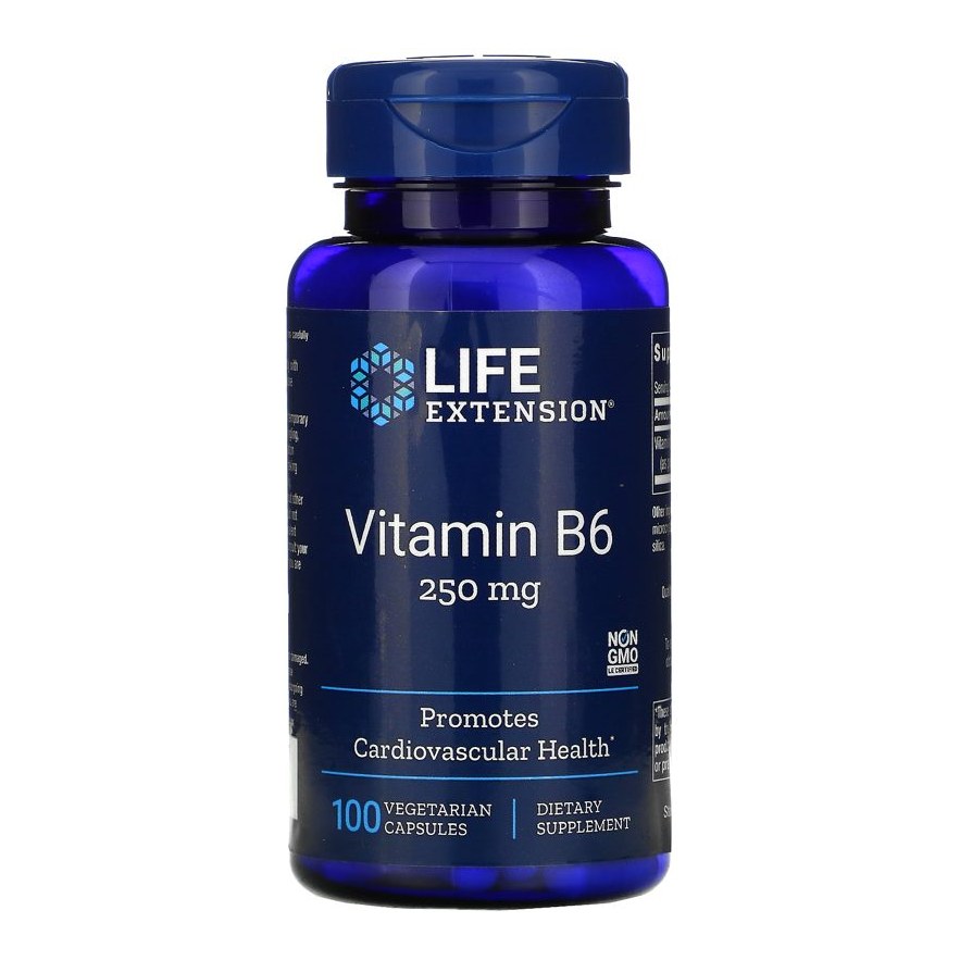 LIFE EXTENSION VITAMIN B6 250MG 100S (P1)