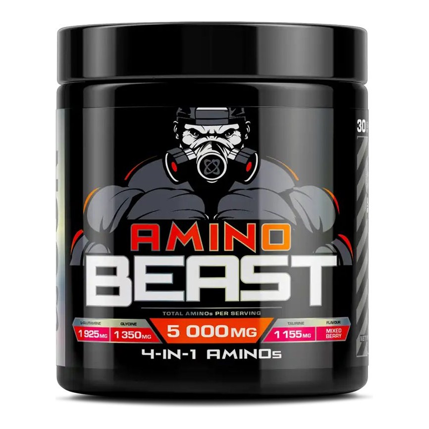 USN AMINO BEAST 192G 4-IN-1 AMINOS MIXED BERRY