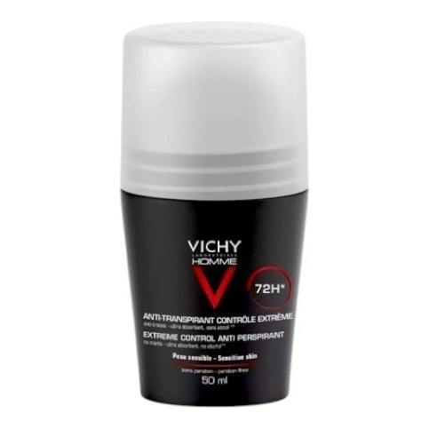 VICHY MEN DEO ROLL ON 50ML BLACK