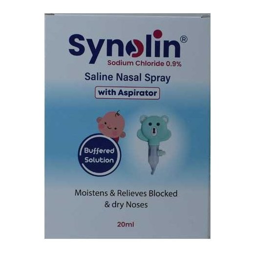 SYNOLIN NASAL SPRAY 20ML+ASPIRATOR