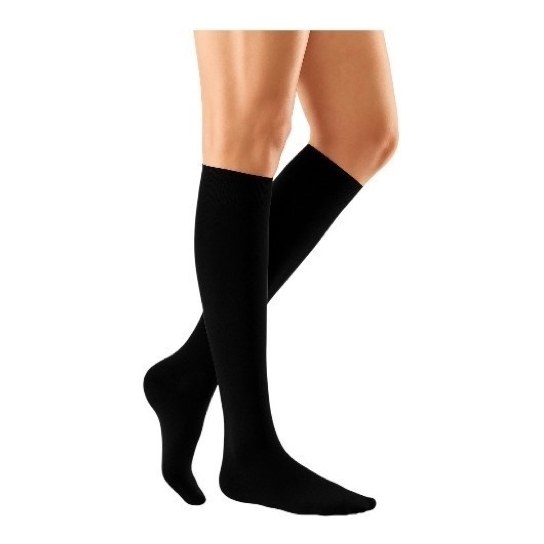COMPRESSION STOCKING(L) OPEN TOE KNEE LENGTH
