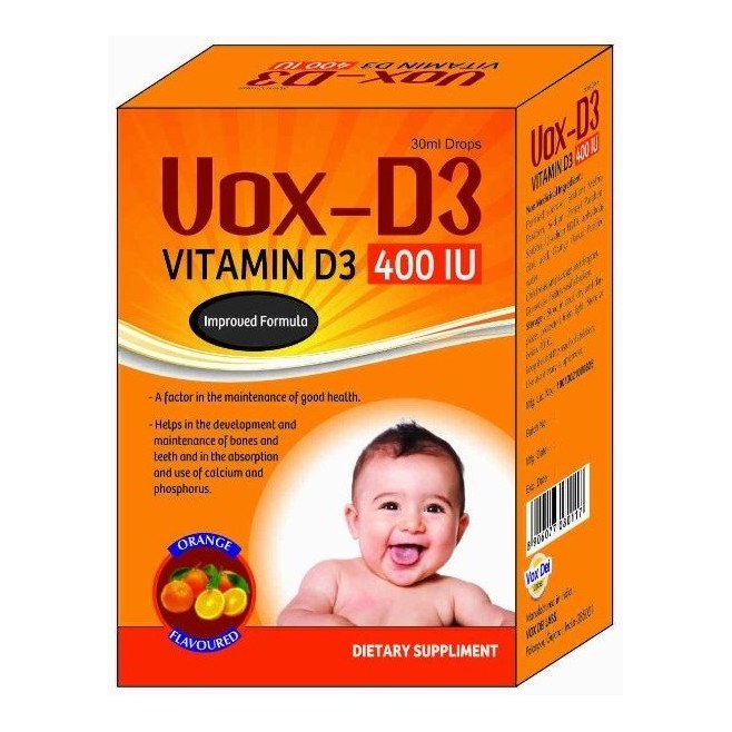 VOX D3 DROPS 30ML