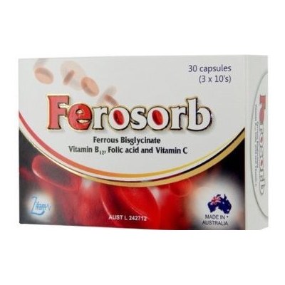FEROSORB CAPS 30'S