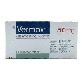 VERMOX 500MG 12S