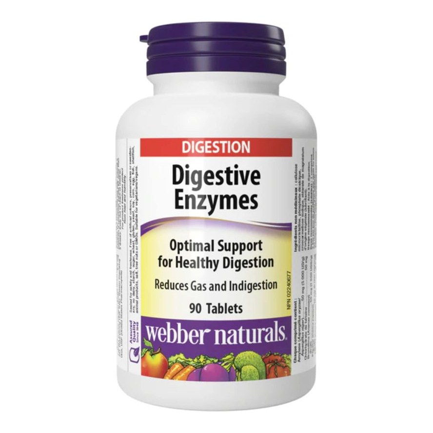 WEBBER NATURALS DIGESTIVE ENZYMES 90S(P1)