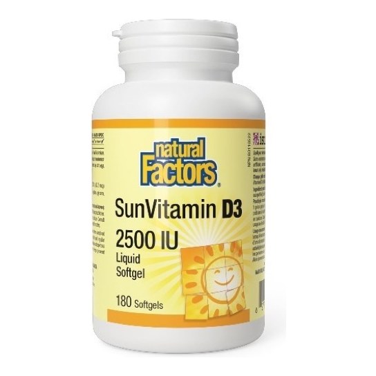 NATURAL FACTORS VITAMIN K+D 120MCG&1000IU SOFTGELS 60'S(P1)