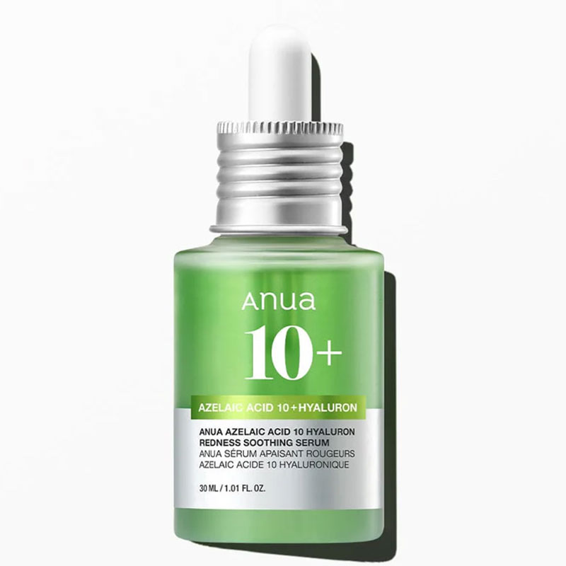 ANUA AZELAIC ACID 10 HYALURON REDNESS SOOTHING SERUM 30ML 